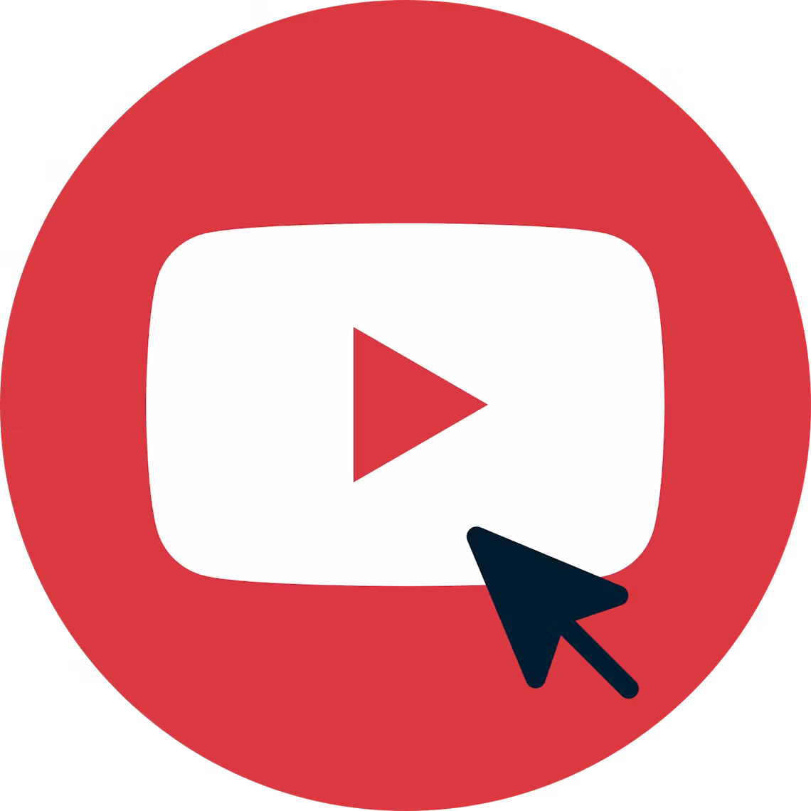 Mark&oslash;r over YouTube-abonnementsknappen.
